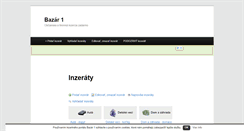 Desktop Screenshot of bazar1.sk